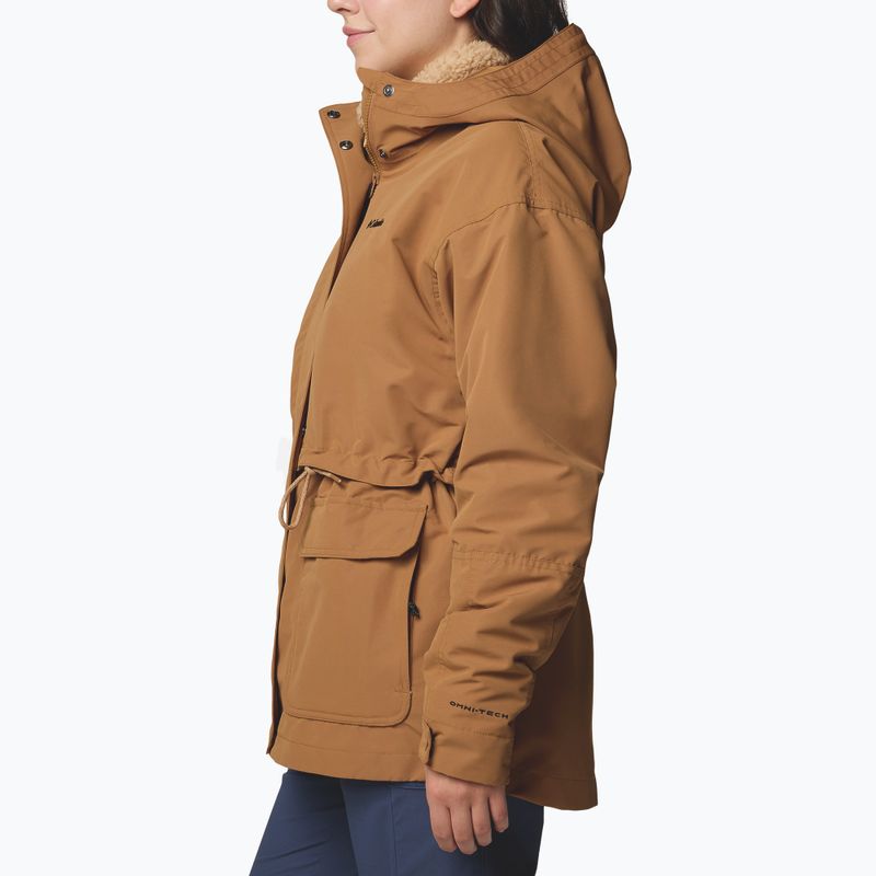 Női 3 az 1-ben dzseki Columbia Drop Ridge II Interchange camel brown 3
