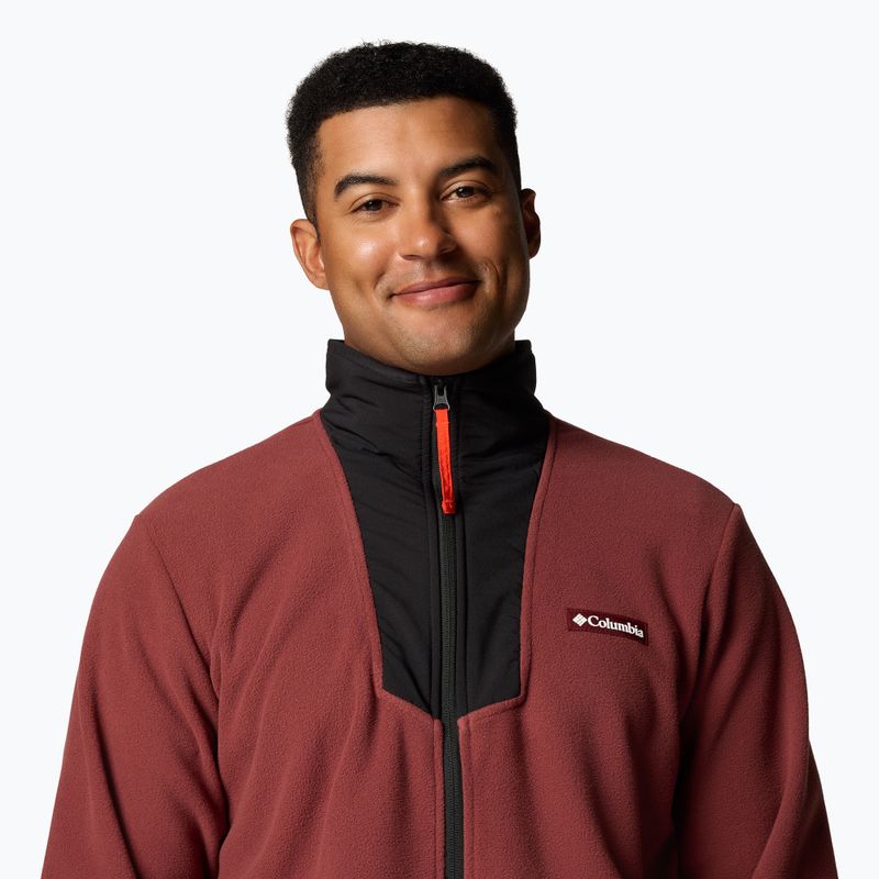 Férfi Columbia Sequoia Grove FZ Fleece pulóver fűszer / fekete 4