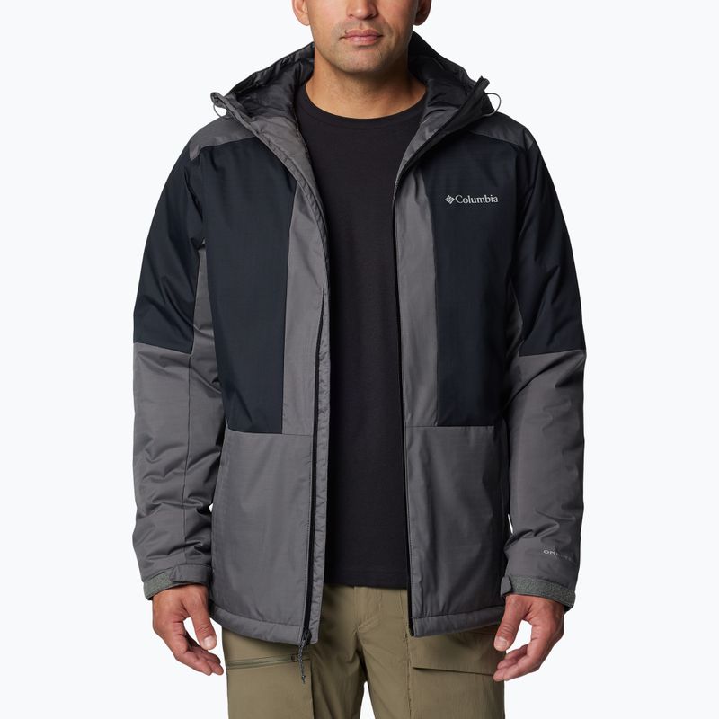 Férfi bélelt kabát Columbia Point Park II Insulated city grey/black 4