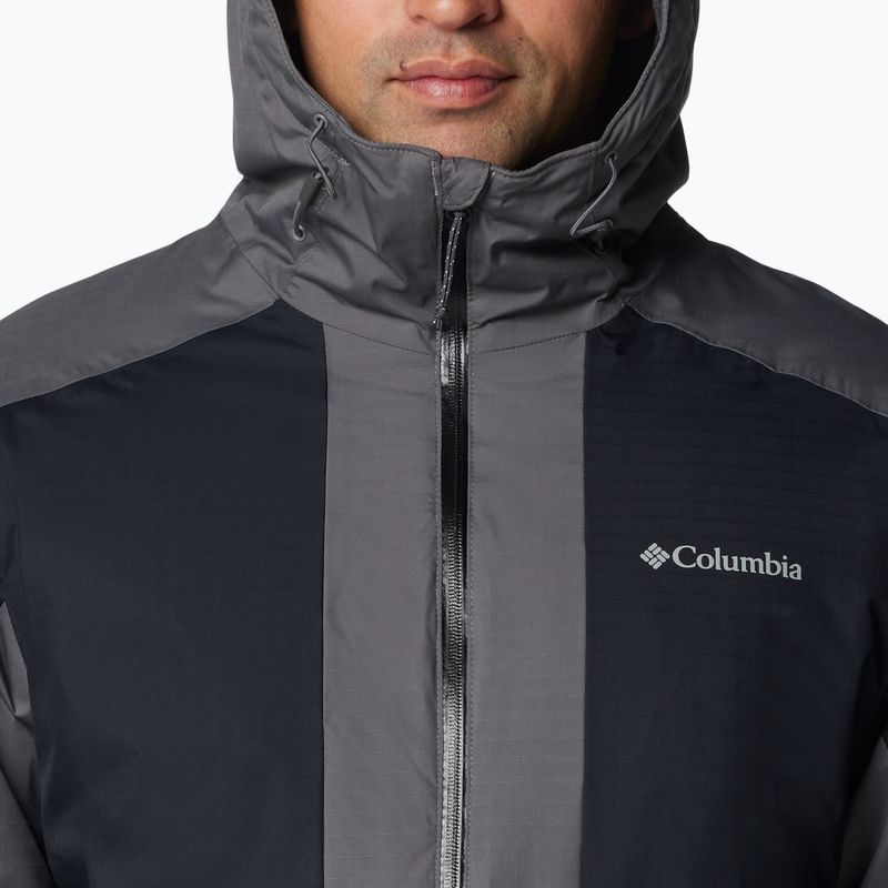 Férfi bélelt kabát Columbia Point Park II Insulated city grey/black 5
