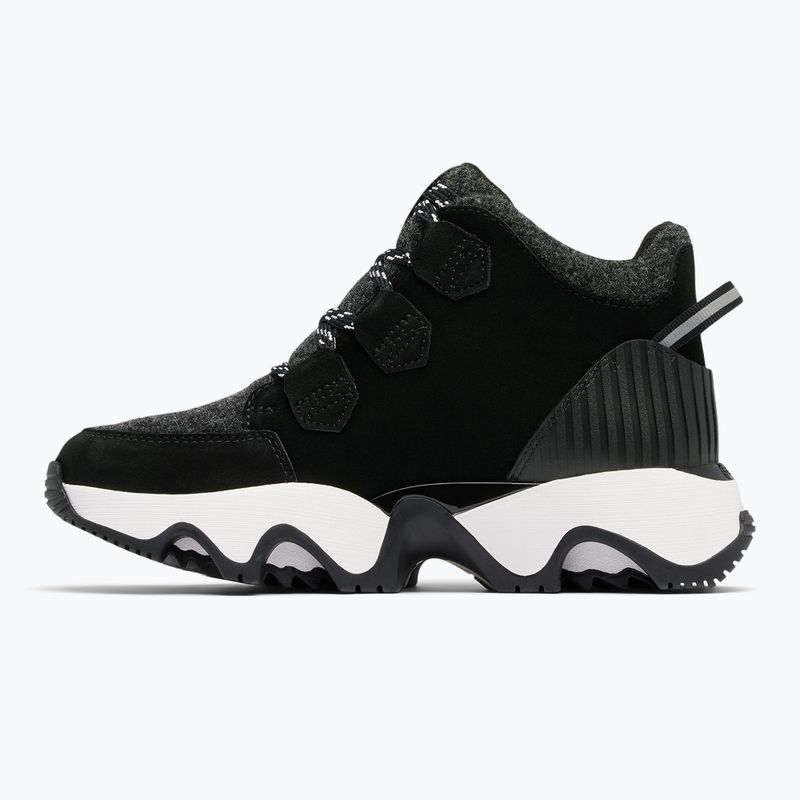 Női Sorel Kinetic Impact Caribou fekete/tengeri só csizma 10