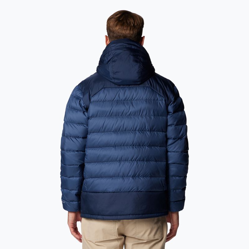 Férfi Columbia Autumn Park II Down kapucnis dzseki dark mountain/ collegiate navy 3