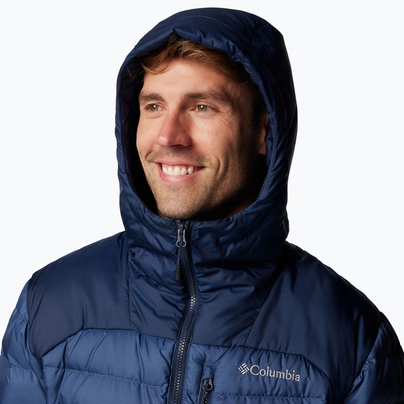 Férfi Columbia Autumn Park II Down kapucnis dzseki dark mountain/ collegiate navy 6