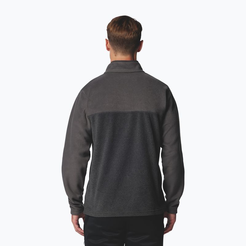 Férfi polár pulóver Columbia Steens Mountain Half Snap II charcoal heather/shark 3