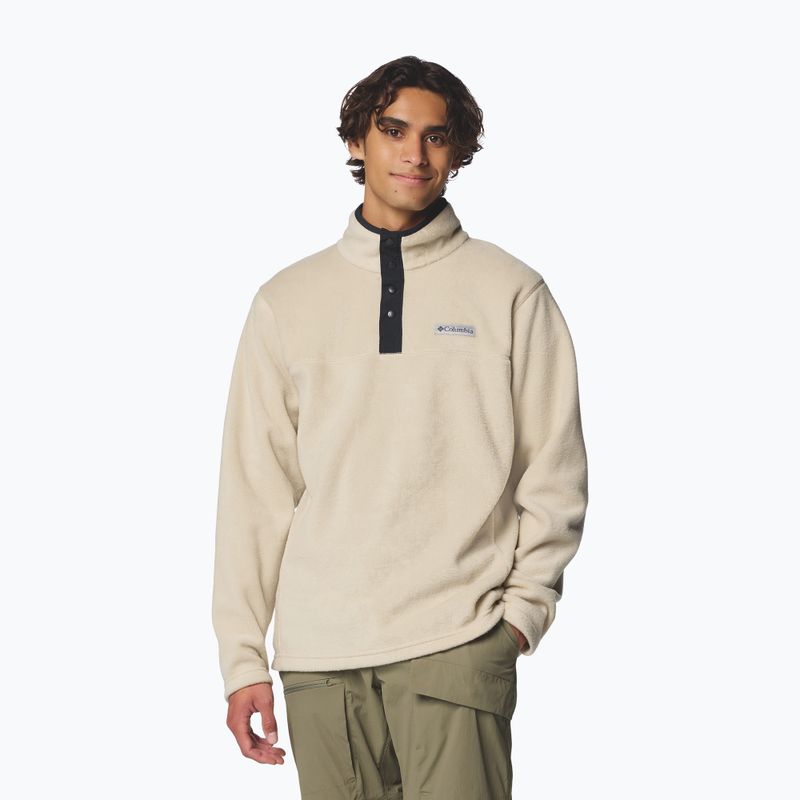 Férfi polárpulóver Columbia Steens Mountain Half Snap II ancient fossil/black