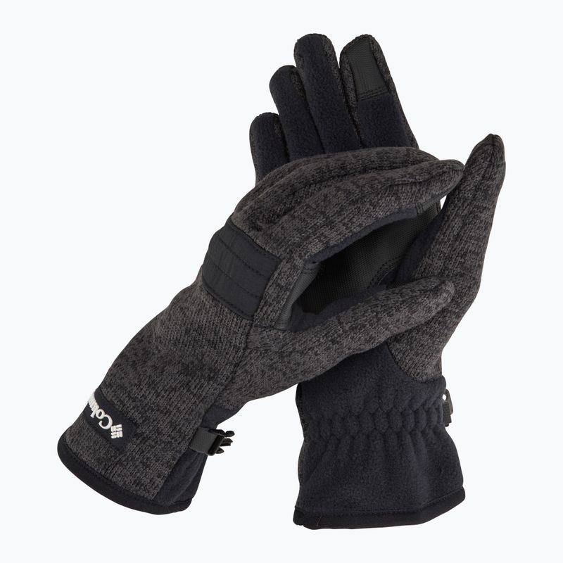Rękawice trekkingowe férfi Columbia Sweater Weather II black heather
