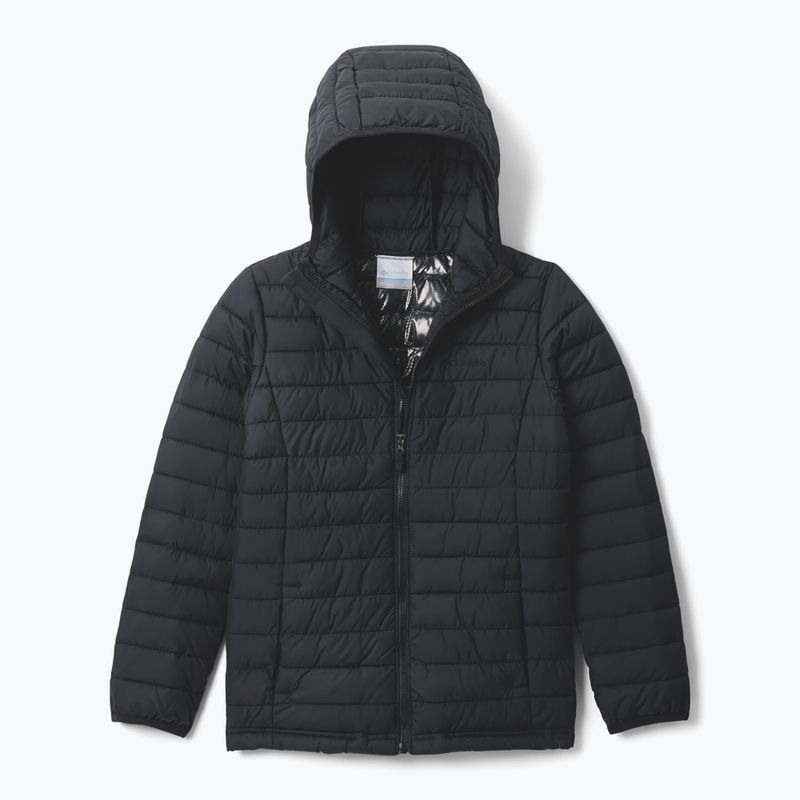 Gyerek kabát Columbia Powder Lite II Hooded black