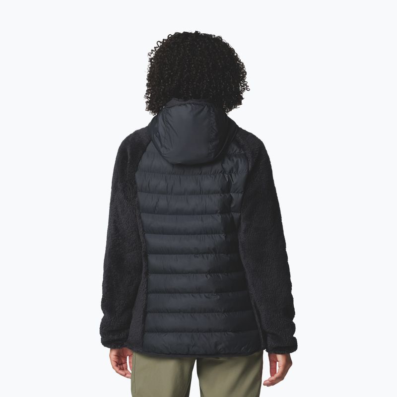 Columbia Powder Lite II Sherpa Hybrid női hibrid dzseki fekete 3