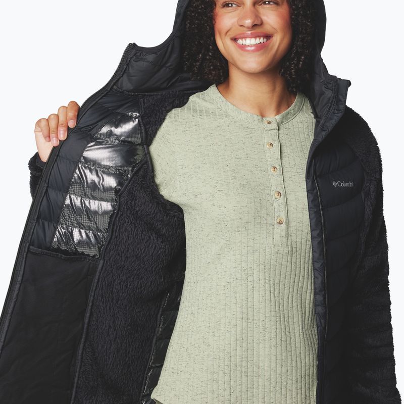 Columbia Powder Lite II Sherpa Hybrid női hibrid dzseki fekete 6