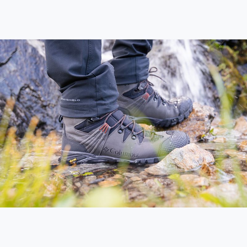Columbia Geoterra Outdry LTR fekete/ fűszeres férfi túrabakancsok 18