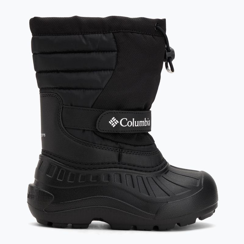 Gyerek hócsizma Columbia Youth Powderbug Snowlite black/white 2
