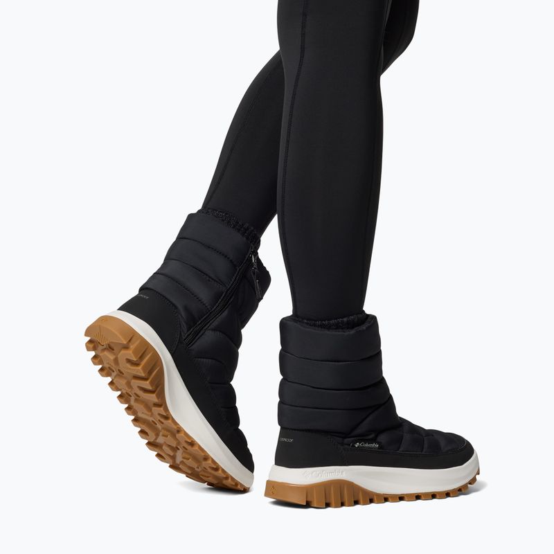 Női hótaposó Columbia Snowtrot Mid black/sea salt 11