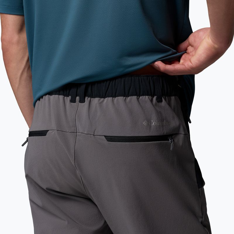 Férfi softshell nadrág Columbia Tech Softshell city grey/black 6