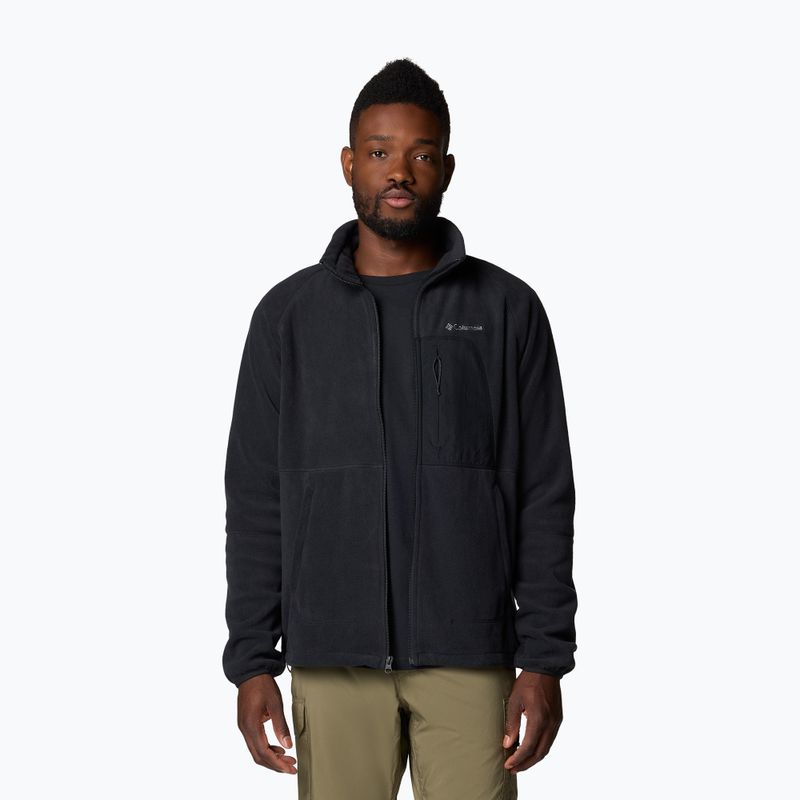 Férfi Columbia Rapid Expedition II Full Zip Fleece melegítőfelső fekete