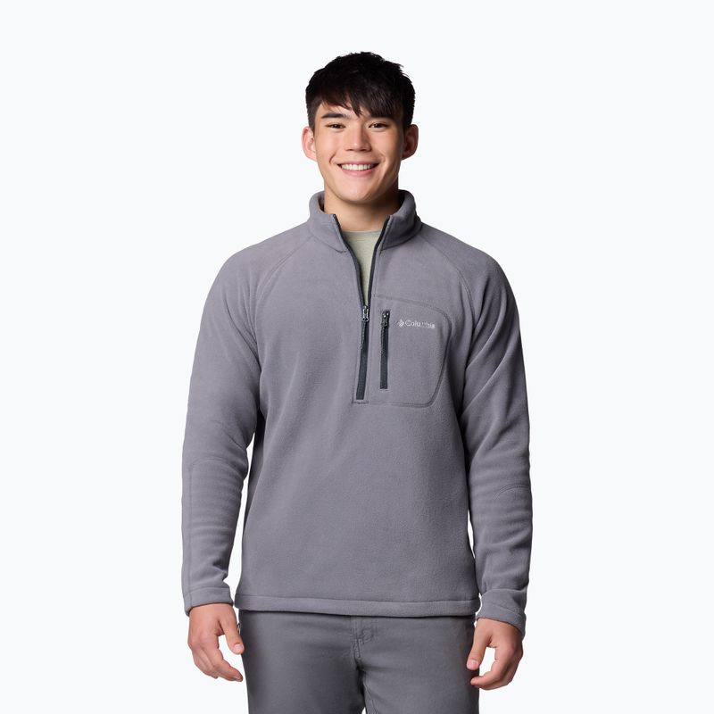 Férfi pulóver Columbia Fast Trek III city grey/shark