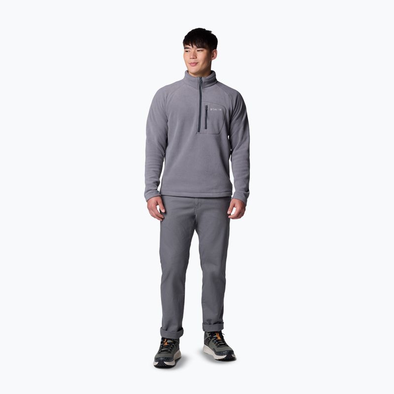 Férfi pulóver Columbia Fast Trek III city grey/shark 2