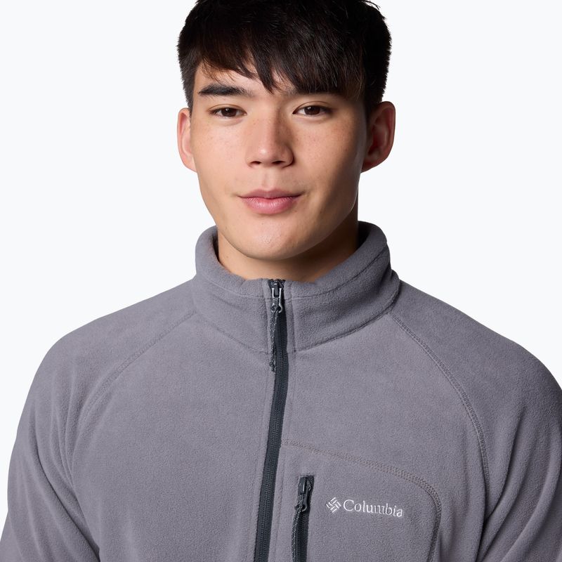 Férfi pulóver Columbia Fast Trek III city grey/shark 5