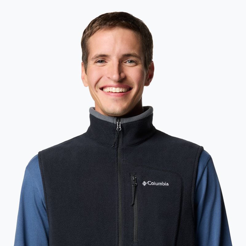 Columbia Fast Trek Fleece fekete férfi ujjatlan kabát 5