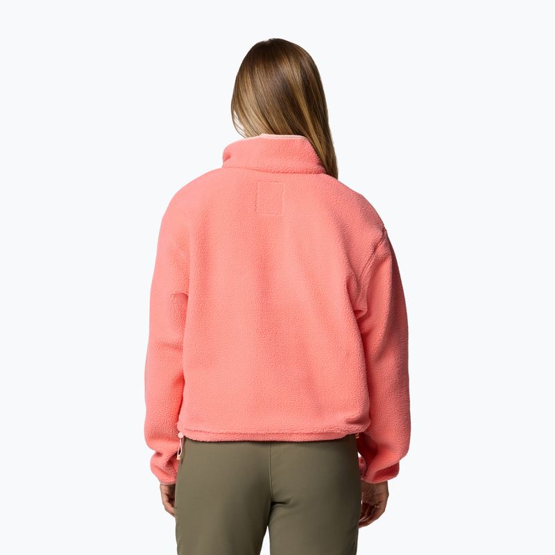 Columbia Helvetia II Cropped Half Snap Fleece női alpenglow melegítőfelső 2