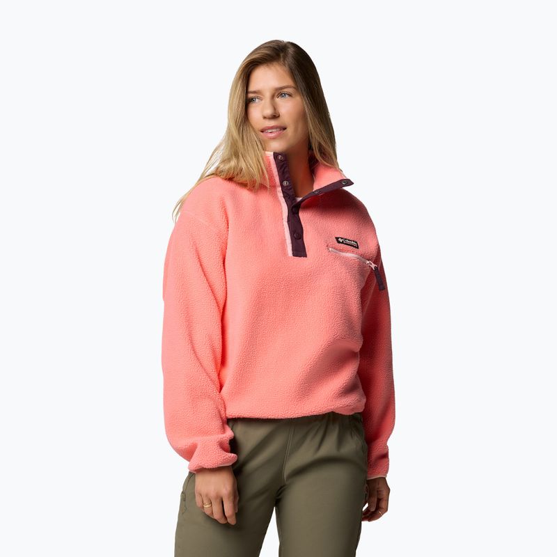 Columbia Helvetia II Cropped Half Snap Fleece női alpenglow melegítőfelső 4