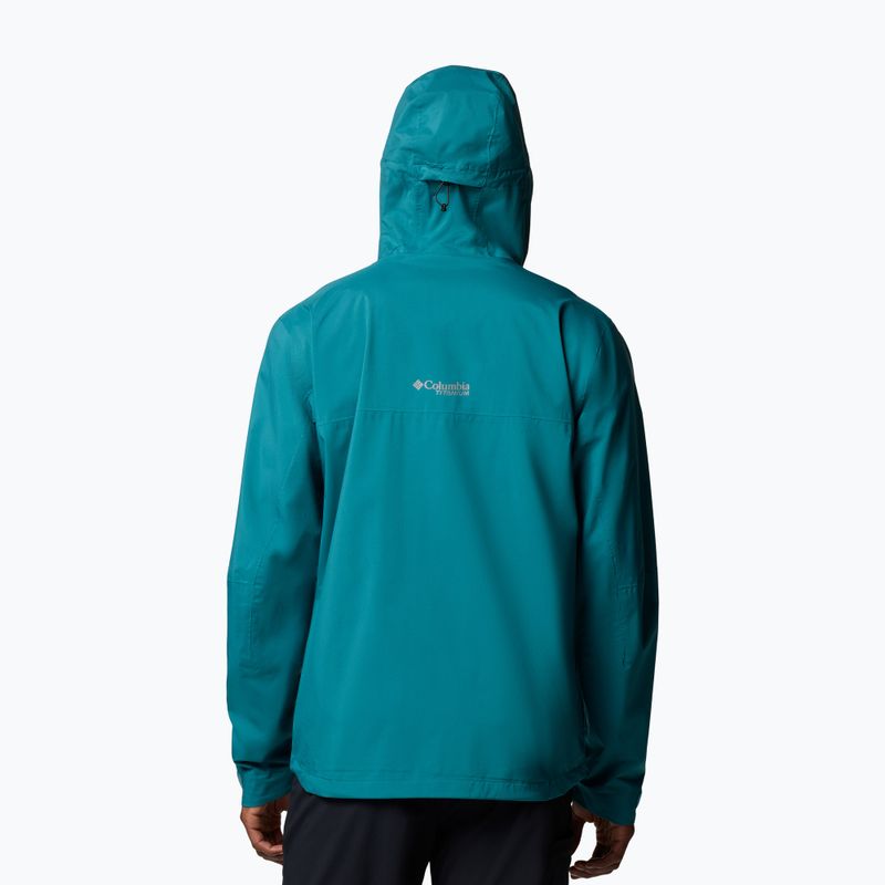 Columbia Ampli-Dry II Shell folyami kék férfi esőkabát 3