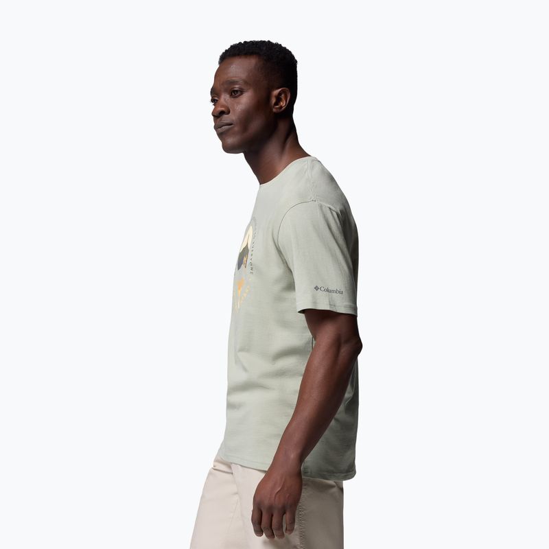 Férfi Columbia Path Lake Graphic Tee II szafari/kör alakú póló 4
