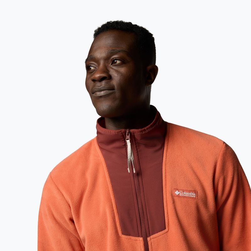 Columbia férfi Sequoia Grove FZ Fleece Tuscan?Spice melegítőfelső 5