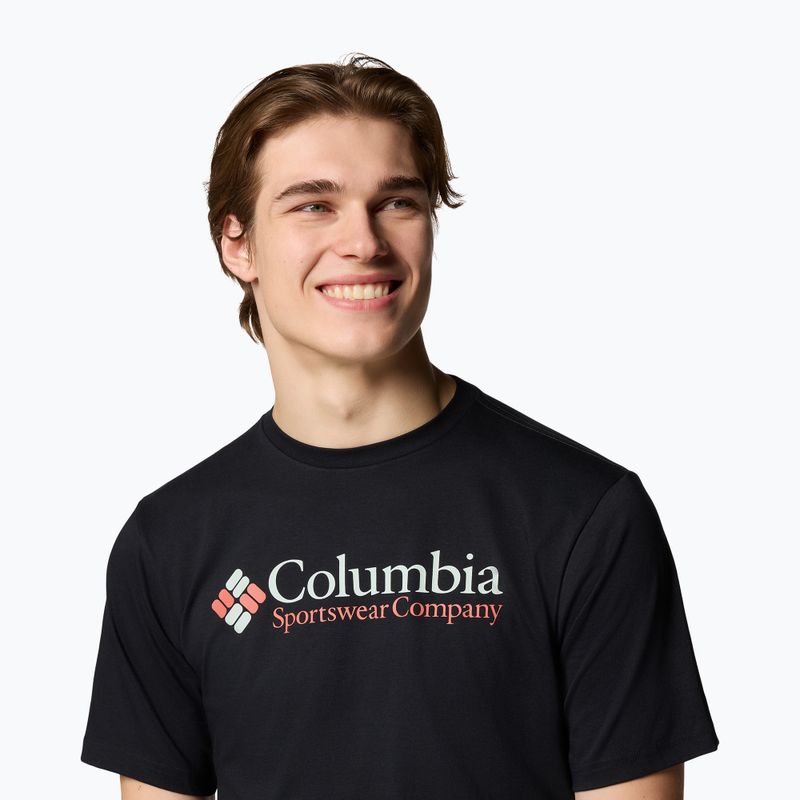 Columbia CSC Basic Logo fekete/csc retro logó férfi póló 5