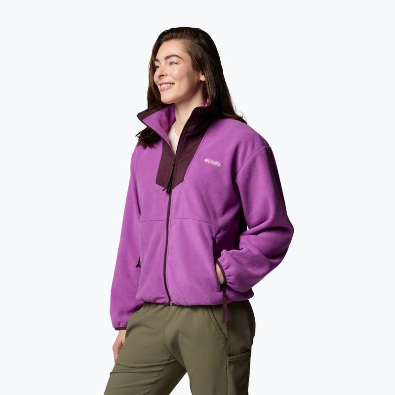 Columbia női Sequoia Grove Full Zip razzle/moonvista melegítőfelső 3
