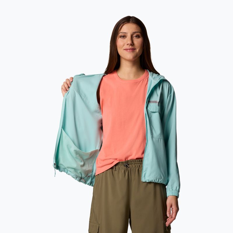 Női trekking pulóver Columbia Skien Valley kapucnis pulóver Columbia Skien Valley Hooded spray 5
