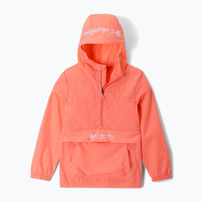 Columbia Challenger II Windbreaker gyermek dzseki forró korall színű