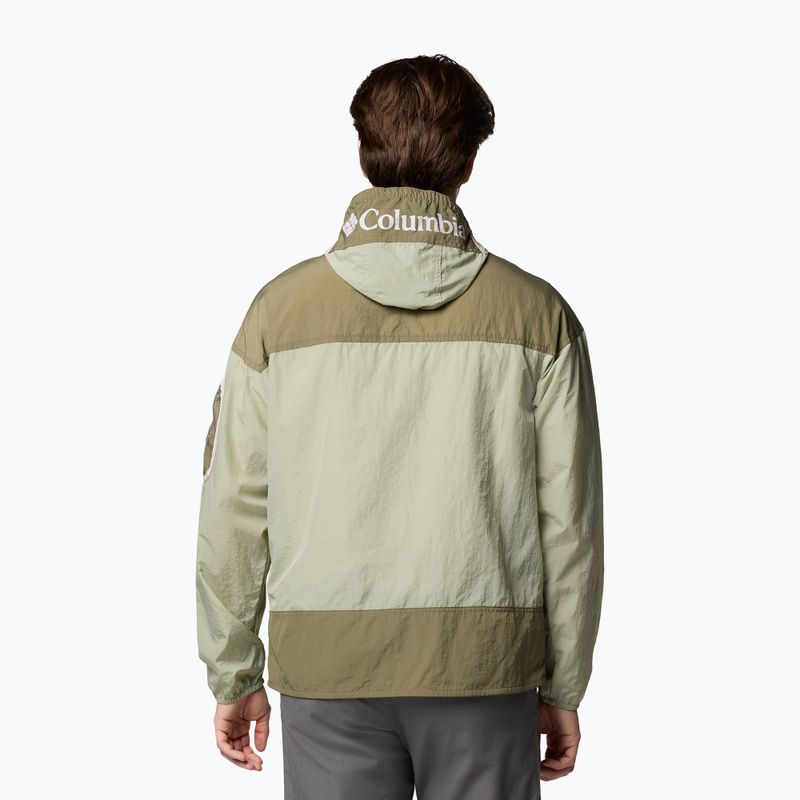 Férfi szélálló dzseki Columbia Challenger II Windbreaker safari/stone green 2