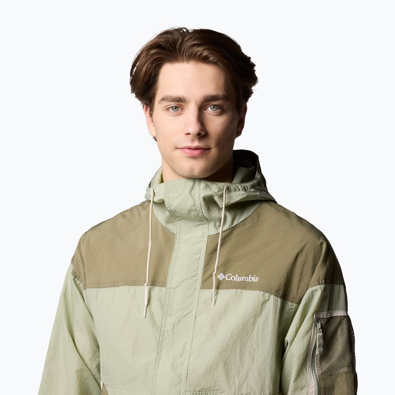 Férfi szélálló dzseki Columbia Challenger II Windbreaker safari/stone green 5