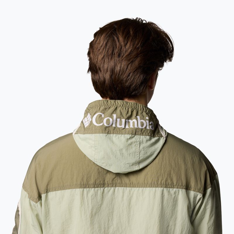Férfi szélálló dzseki Columbia Challenger II Windbreaker safari/stone green 6