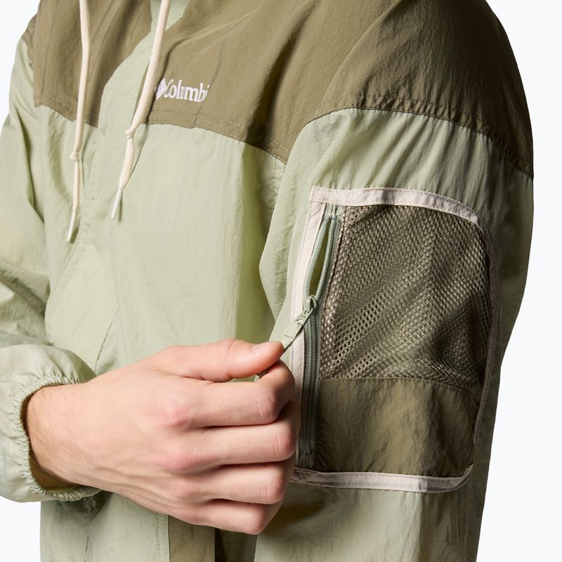 Férfi szélálló dzseki Columbia Challenger II Windbreaker safari/stone green 7