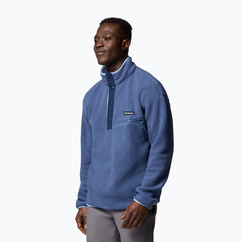 Columbia Helvetia II Half Snap Fleece sötét hegyi férfi melegítőfelső 4