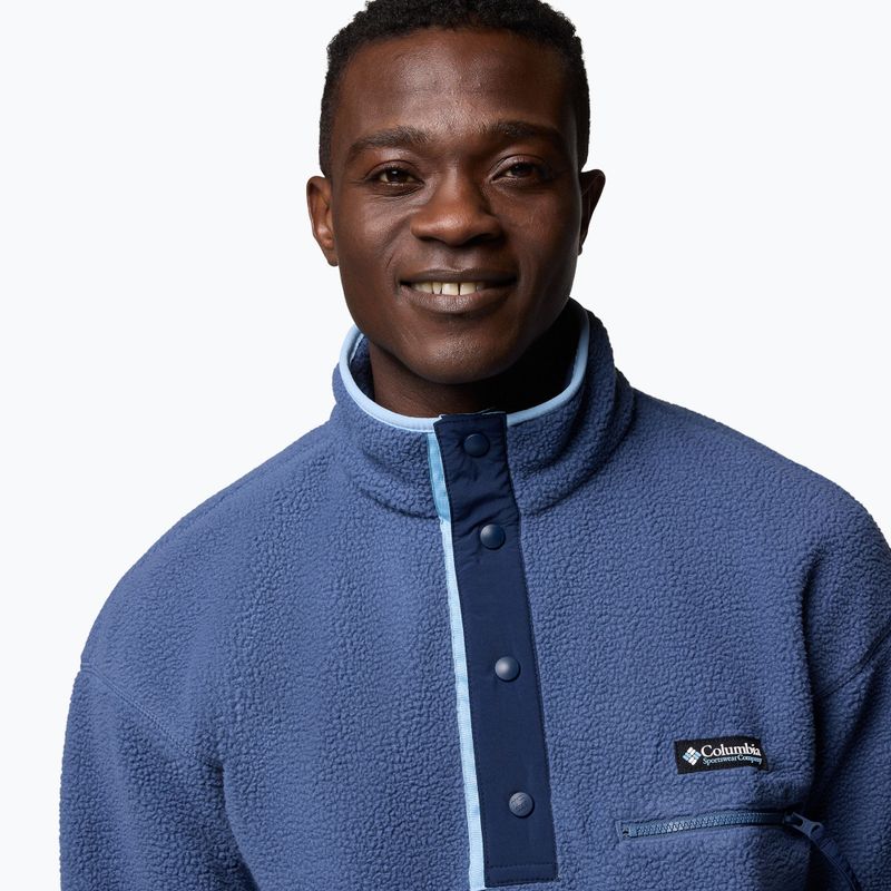 Columbia Helvetia II Half Snap Fleece sötét hegyi férfi melegítőfelső 5