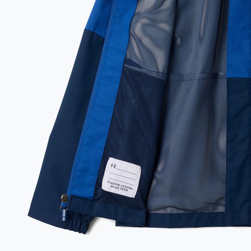 Gyerek esőkabát Columbia Watertight II Jacket mountain blue/collegiate navy 3