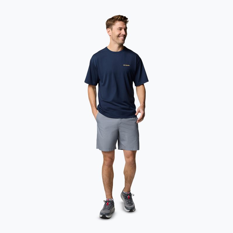 Columbia Cedar Trail Back Graphic Tee kollegiális tengerészkék férfi póló 2