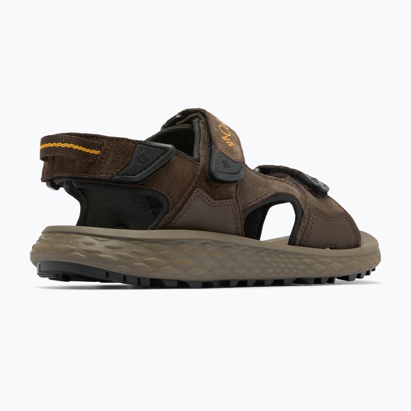 Columbia férfi Konos Hiker 3-Strap cordovan/mud szandálok 5