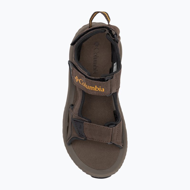 Columbia férfi Konos Hiker 3-Strap cordovan/mud szandálok 5