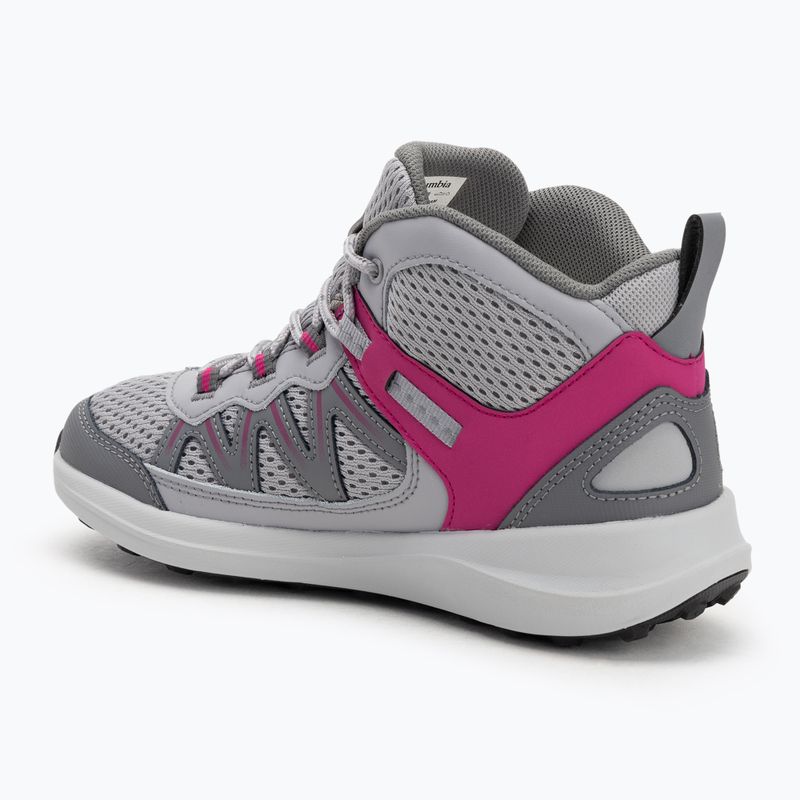 Columbia Youth Peakfreak Rush Mid Waterproof ti szürke acél/teal gyermek túrabakancsok 3