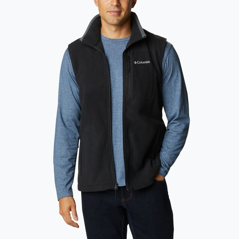 Columbia Fast Trek Fleece fekete férfi ujjatlan kabát