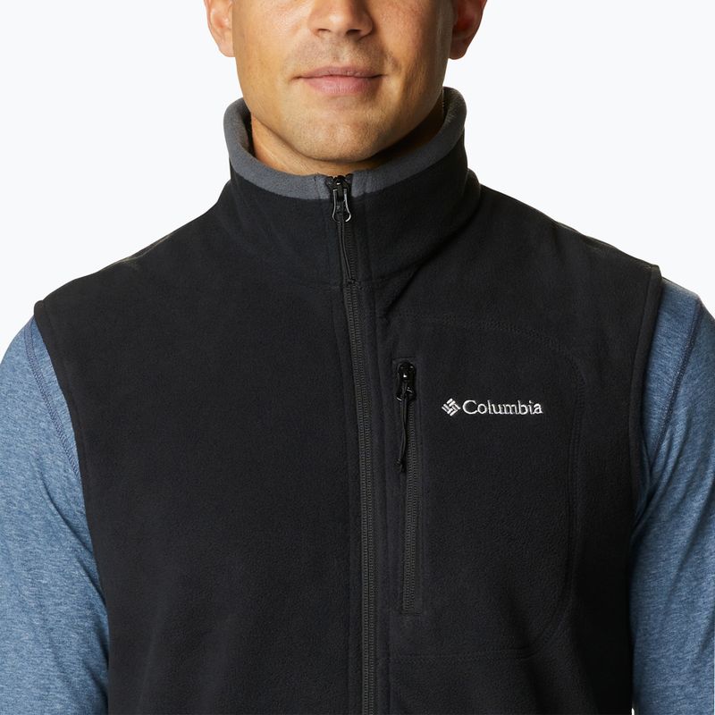 Columbia Fast Trek Fleece fekete férfi ujjatlan kabát 5