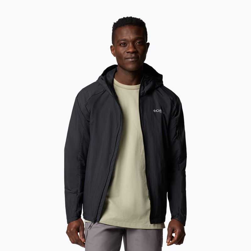 Férfi Columbia Loop Trail II Windbreaker kabát fekete 5