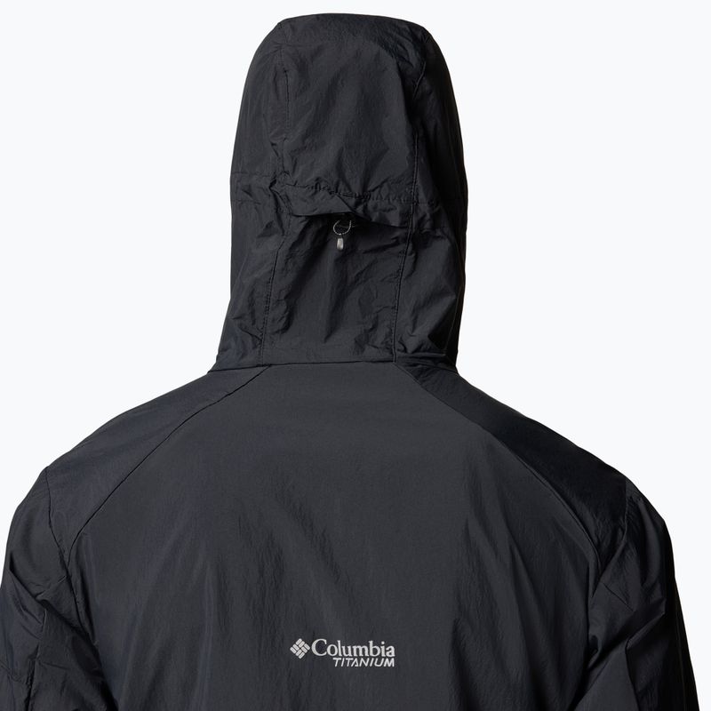 Férfi Columbia Loop Trail II Windbreaker kabát fekete 7