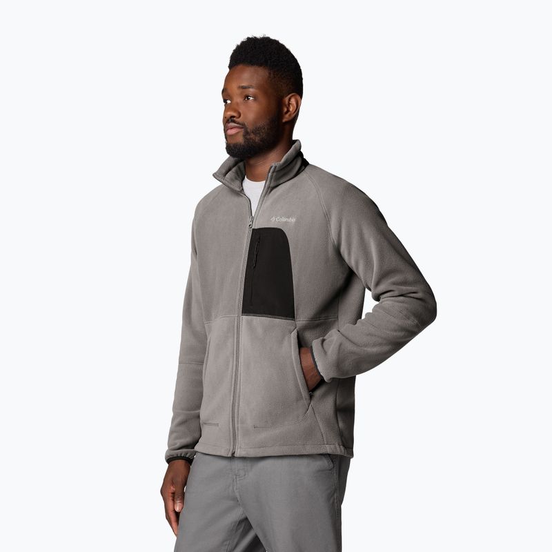 Columbia Rapid Expedition II Full Zip Fleece városi szürke/cápa férfi melegítőfelső 4
