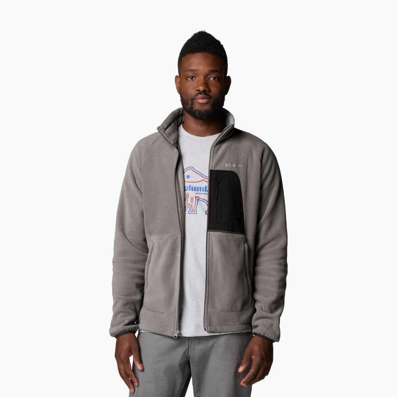 Columbia Rapid Expedition II Full Zip Fleece városi szürke/cápa férfi melegítőfelső 5