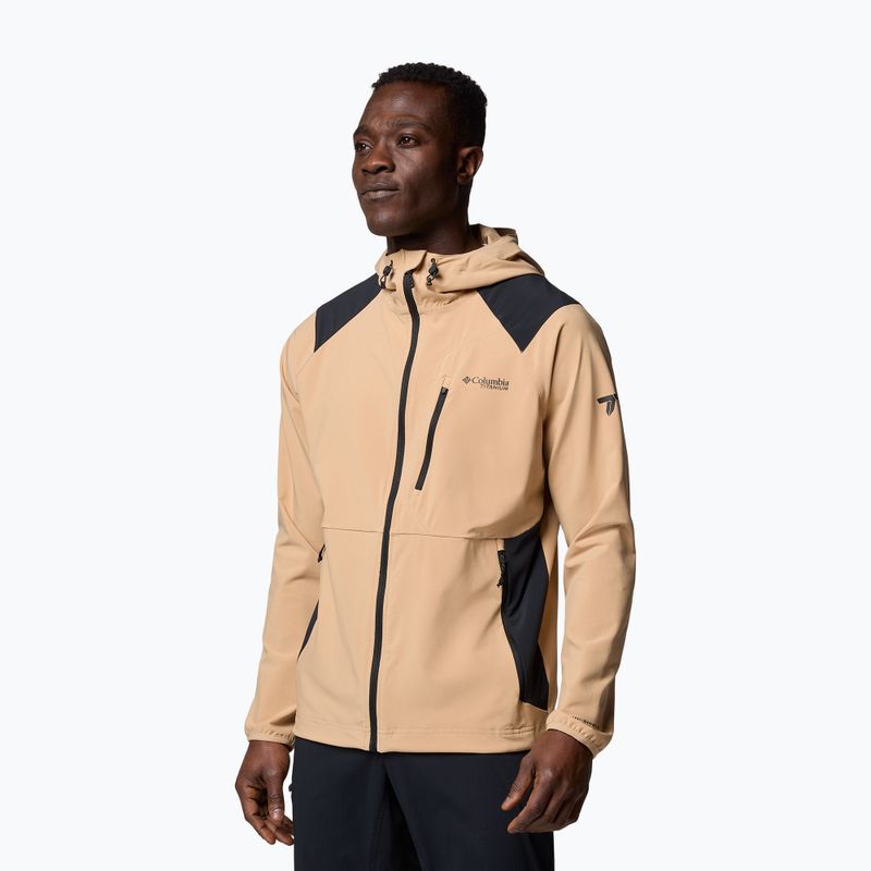 Férfi Columbia Triple Canyon kapucnis softshell dzseki kánon/fekete 4