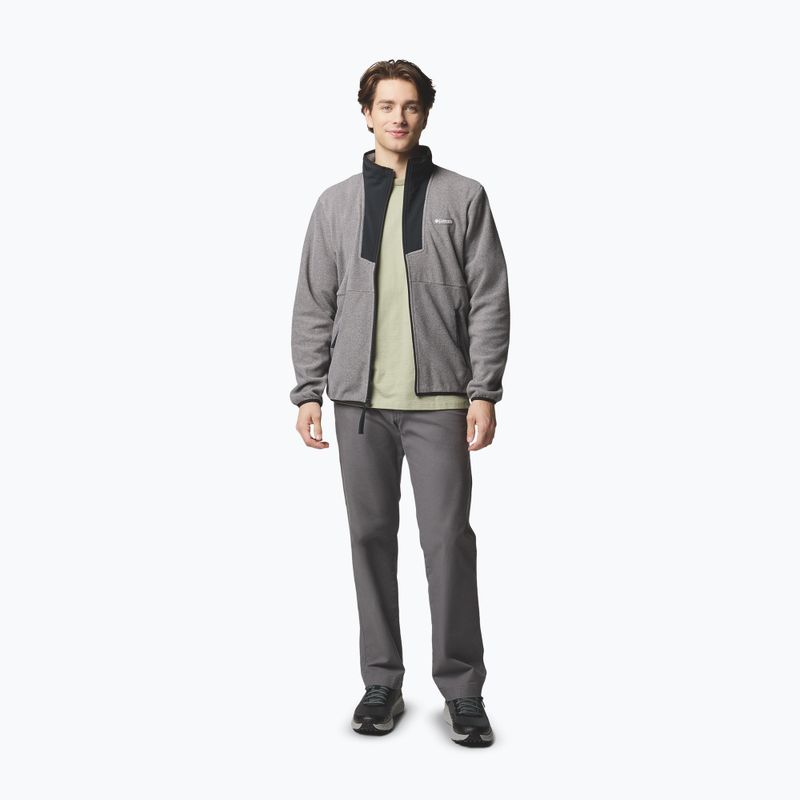 Férfi polárdzseki Columbia Sequoia Grove FZ Fleece city grey heather/black 2